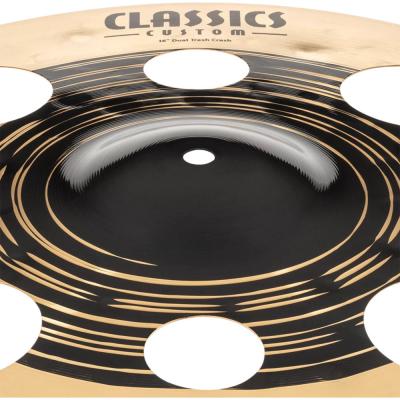 MEINL マイネル CC16DUTRC Classics Custom Dual 16" Trash Crash クラッシュシンバル 中央部
