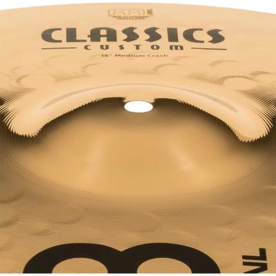 MEINL マイネル CC16MC-B	Classics Custom Brilliant 16” MEDIUM Crash クラッシュシンバル カップ