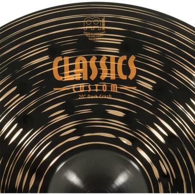 MEINL マイネル CC20DAC Classics Custom Dark 20” Crash クラッシュシンバル 表ロゴ