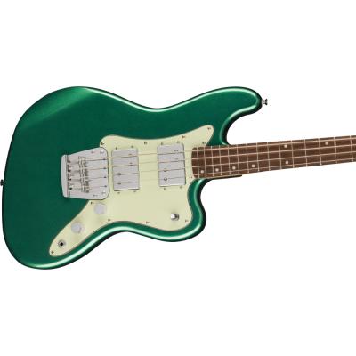 Squier スクワイヤー スクワイア Paranormal Rascal Bass HH Sherwood Green エレキベース 斜めアングル画像