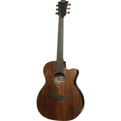 LAG GUITARS ラグギターズ LAG SAUVAGE-ACE サベージシリーズ オーディトリアム カッタウェイ エレアコ ブランコウッド(FSC認証材)使用 アコースティックギター ボディトップ画像