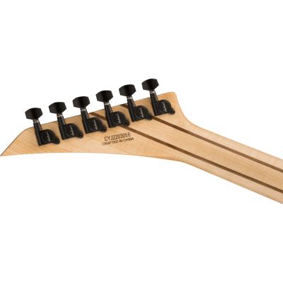 Jackson ジャクソン Pro Plus Series Dinky DKAQ Transparent Purple Burst エレキギター ヘッドバック画像