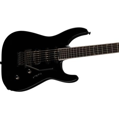 Jackson ジャクソン Pro Plus Series Soloist SLA3 Deep Black エレキギター 斜めアングル画像