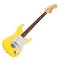 Fender フェンダー Limited Edition Tom Delonge Stratocaster， Rosewood Fingerboard， Graffiti Yellow ストラトキャスター エレキギター