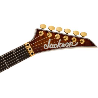 Jackson ジャクソン Pro Plus Series Soloist SLA3Q Amber Tiger Eye エレキギター ヘッド画像