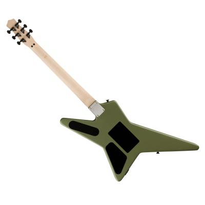 EVH イーブイエイチ Limited Edition Star Matte Army Drab エレキギター バック画像
