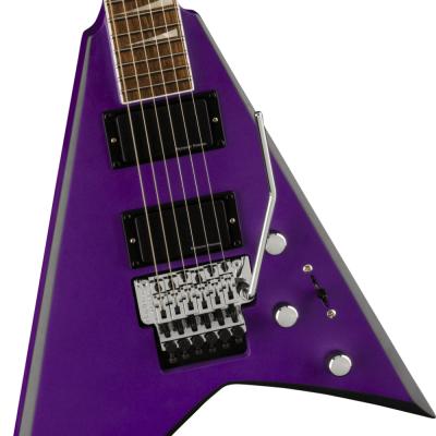 Jackson ジャクソン X Series Rhoads RRX24 Purple Metallic with Black Bevels エレキギター ボディ画像