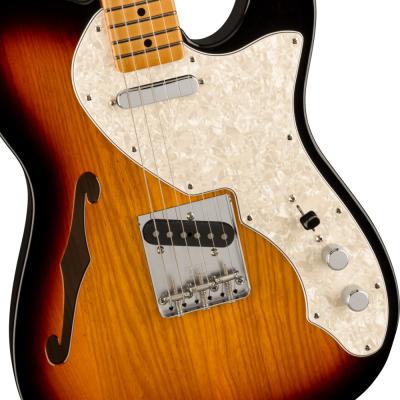 Fender フェンダー Vintera II 60s Telecaster Thinline MN 3TS エレキギター テレキャスター ボディ画像