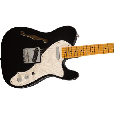 Fender フェンダー Vintera II 60s Telecaster Thinline MN BLK エレキギター テレキャスター 斜めアングル画像