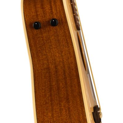 Fender フェンダー MALIBU PLAYER NAT WN Natural エレアコ アコースティックギター ボディ画像