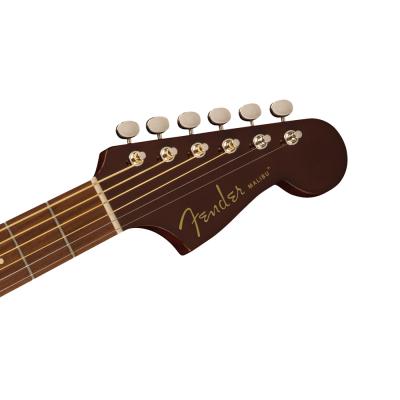 Fender フェンダー MALIBU PLAYER NAT WN Natural エレアコ アコースティックギター ヘッド画像