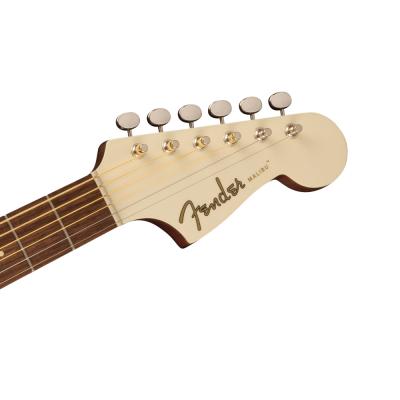 Fender フェンダー MALIBU PLAYER OWT WN Olympic White エレアコ アコースティックギター ヘッド画像