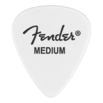 Fender フェンダー JUANES 351 CELLULOID PICKS 6 ギターピック 6枚入り ホワイト、ロゴ