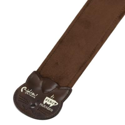 Righton! STRAPS ライトオン ストラップ YOJINEKO ESPRESSO BLACK ギターベースストラップ ギターベースストラップ 裏側 画像