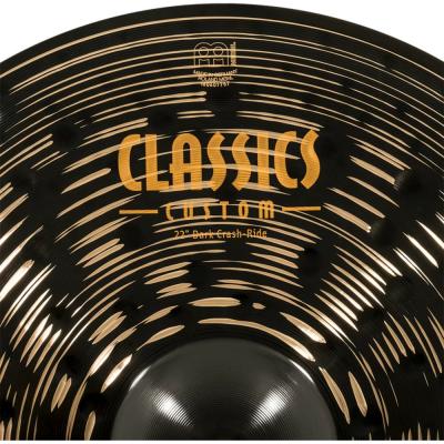 MEINL マイネル CC22DACR Classics Custom Dark 22” Crash-Ride クラッシュライドシンバル ロゴ