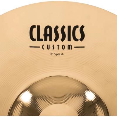 MEINL マイネル CC8S-B Classics Custom Brilliant 8” Splash スプラッシュシンバル ロゴ