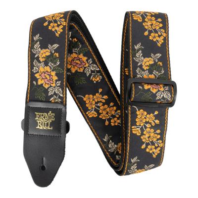 ERNIE BALL アーニーボール 5363 TANGERINE BLOSSOM Jacquard Strap ギターストラップ