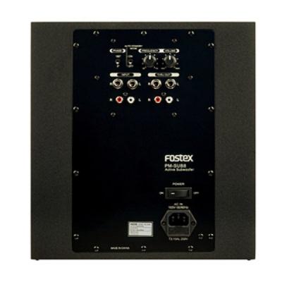 FOSTEX フォステクス PM-SUB8 Active Sub Woofer アクティブ サブウーハー リアパネル