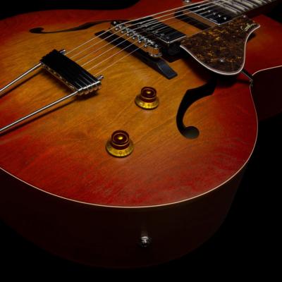 Godin ゴダン 5th Avenue Jumbo HB Memphis Sun エレキギター コントロール画像