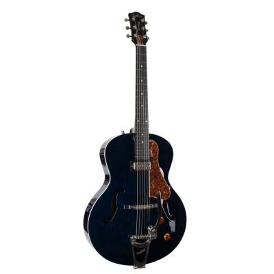 Godin ゴダン 5th Avenue Night Club Indigo Blue エレキギター 斜めアングル画像