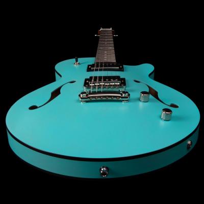 Godin ゴダン Montreal Premiere HT Laguna Blue エレキギター 平置き画像