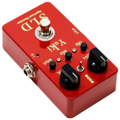 YUKI ユキ SLD SuperLead Distortion ディストーション ギターエフェクター input側サイドからのアングル