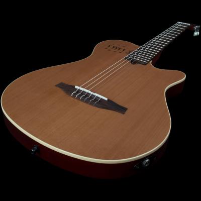 Godin ゴダン Multiac Grand Concert Encore Natural SG エレガットギター ボディトップ画像