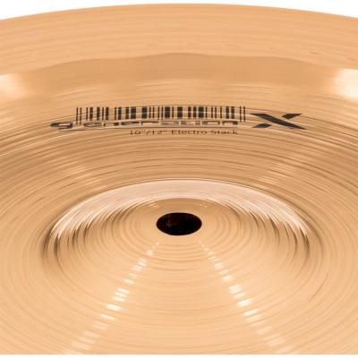 MEINL マイネル Generation X GX-10/12ES 10/12” ElectroStack Johnny Rabb’s signature cymbal スタックシンバル トップのカップ