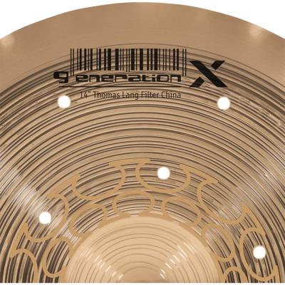 MEINL マイネル Generation X GX-14FCH 14” Filter China Thomas Lang’s signature cymbal チャイナシンバル 表ロゴ