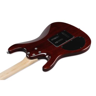 Ibanez アイバニーズ SA360NQM-RCG SA w/Quilted Maple top & Avalon Body Purfling エレキギター ボディバック画像