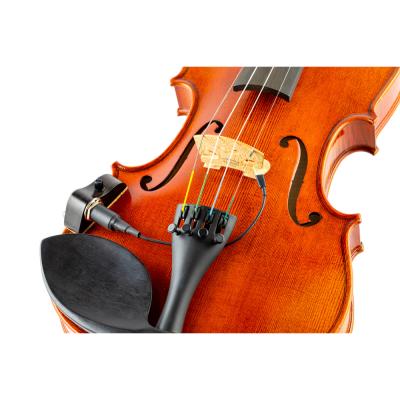バオリンピックアップ ビオラピックアップ KNA VV-3V Violin＆Viola Pickup ボリュームコントロール付き 取り付けイメージ画像