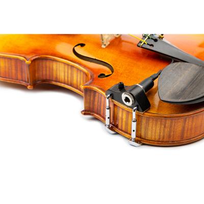 バオリンピックアップ ビオラピックアップ KNA VV-3V Violin＆Viola Pickup ボリュームコントロール付き 取り付けイメージ画像