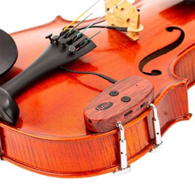 バイオリン ビオラ ピックアップ ワイアレス KNA VV-Wi Wireless Violin&Viola Pickup ワイアレスピックアップセット 使用例