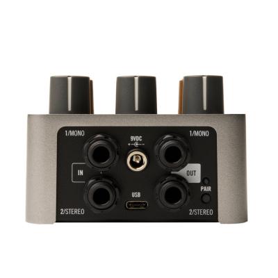 Universal Audio ユニバーサルオーディオ UAFX OX Stomp Dynamic Speaker Emulator スピーカーエミュレーター 入出力端子側