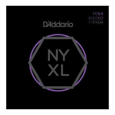 D’Addario ダダリオ NYXL1164 Nickel Wound 7-String Electric Guitar Strings Medium 7弦用エレキギター弦
