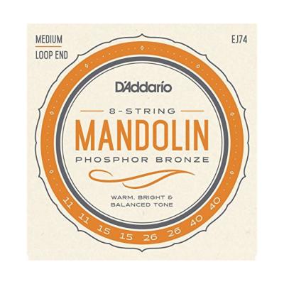 D’Addario EJ74 Mandolin Strings Phosphor Bronze Medium 11-40 マンドリン弦