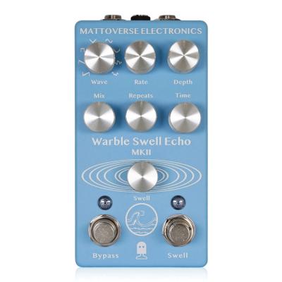 Mattoverse Electronics マットバースエレクトロニクス Warble Swell Echo MKII Blue ディレイ ギターエフェクター