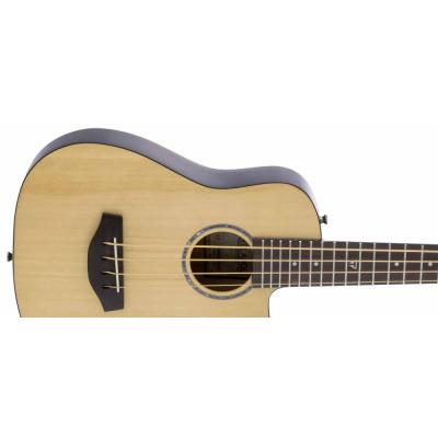 TRAVELER GUITAR トラベラーギター Redlands Mini Bass Spruce アコースティックベース ボディトップ画像