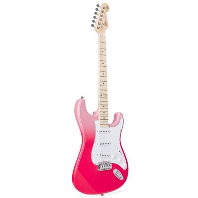 SX Guitars SEM1 PT エレキギター ボディサイドからトップ