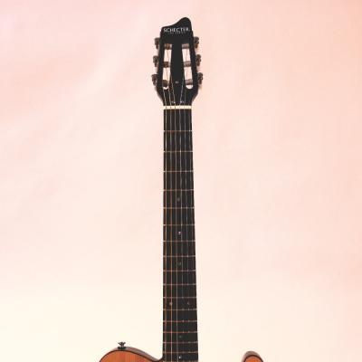 SCHECTER OL-FL-N-P SNTL エレクトリッククラシックギター ネック表