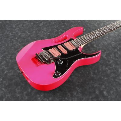 IBANEZ アイバニーズ JEMJRSP-PK Steve Vaiシグネチャーエントリーモデル ピンク エレキギター 平置きボディ画像