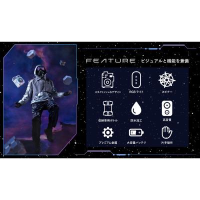 MUZEN MW-PVXLI GRAY Cyber Cube Premium Bluetoothスピーカー グレー 特徴一覧説明