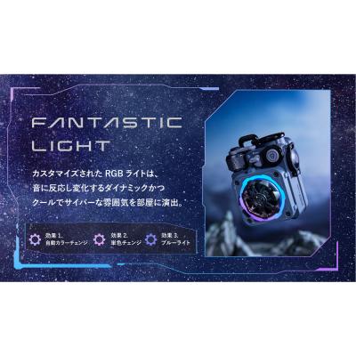 MUZEN MW-PVXLI GRAY Cyber Cube Premium Bluetoothスピーカー グレー 近未来感のある外観