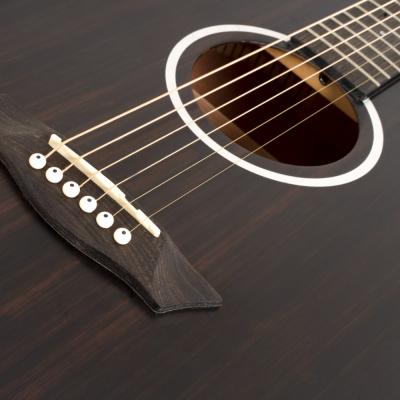 Washburn ワッシュバーン DFED-U EBONY D アコースティックギター サウンドホール、ブリッジ