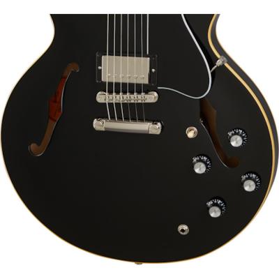 Gibson ギブソン ES-335 Vintage Ebony エレキギター ボディトップ画像