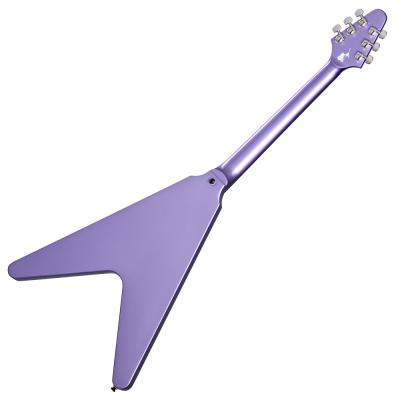 Epiphone エピフォン Kirk Hammett 1979 Flying V Purple Metallic エレキギター 本体画像