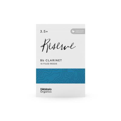 D’Addario Woodwinds ダダリオ ウッドウィンズ B♭クラリネット リード 10枚入り 硬さ:3.5+ ダダリオ オーガニックス レゼルヴ 本体画像