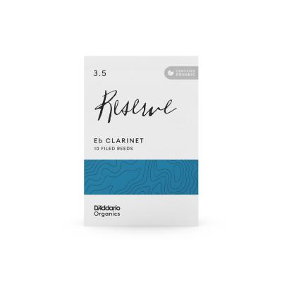 D’Addario Woodwinds ダダリオ ウッドウィンズ E♭クラリネット リード 10枚入り 硬さ:3.5 ダダリオ オーガニックス レゼルヴ パッケージ正面