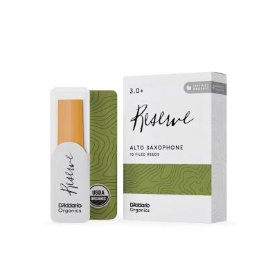 D’Addario Woodwinds ダダリオ ウッドウィンズ アルトサックス リード 10枚入り 硬さ:3+ ダダリオ オーガニックス レゼルヴ