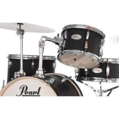 Pearl MIDTOWN MT564/C-D ドラムシェル&ハードウェアキット #752 Matte Asphalt Black ドラムセット タム、タムホルダー、
